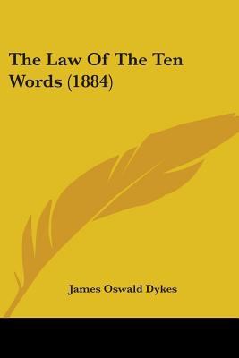 The Law Of The Ten Words (1884) 1437300642 Book Cover