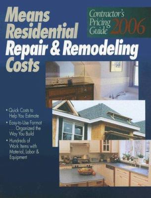 Means Residential Repair & Remodeling Costs 0876298072 Book Cover