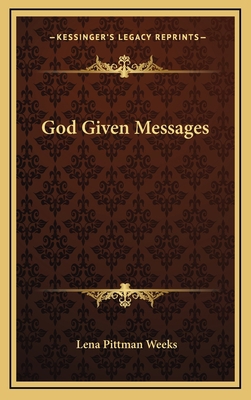 God Given Messages 1163371297 Book Cover