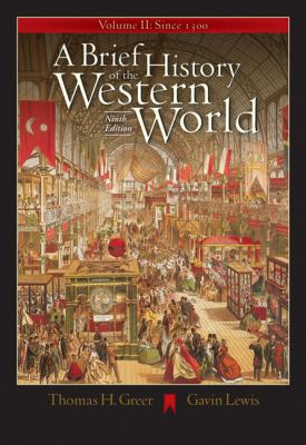 A Brief History of the Western World, Volume II... 0534642381 Book Cover