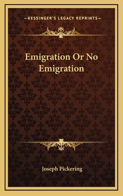 Emigration or No Emigration 1163833924 Book Cover