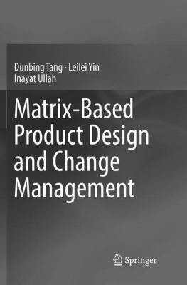 Matrix-Based Product Design and Change Management 9811353131 Book Cover