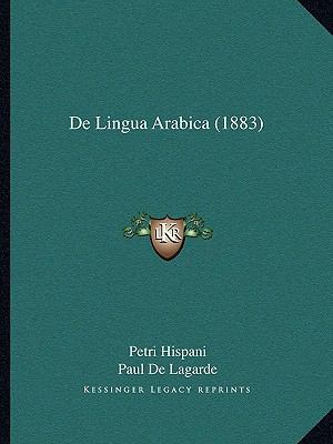 De Lingua Arabica (1883) [Latin] 1167679873 Book Cover