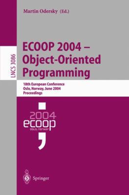 Ecoop 2004 - Object-Oriented Programming: 18th ... 354022159X Book Cover