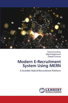 Modern E-Recruitment System Using MERN 6209444075 Book Cover