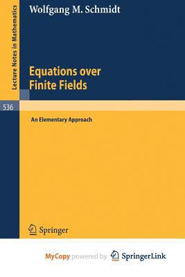 Paperback Equations over Finite Fields Book