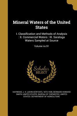 Mineral Waters of the United States: I. Classif... 1372830839 Book Cover