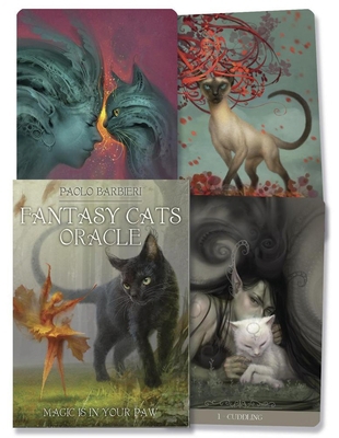 Barbieri Fantasy Cats Oracle 0738763403 Book Cover