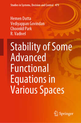 Stability of Some Advanced Functional Equations... 3031337034 Book Cover