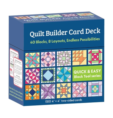 Quilt Builder Card Deck: 40 Blocks, 8 Layouts, ... 1644030365 Book Cover