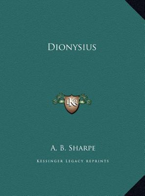 Dionysius 1169400450 Book Cover