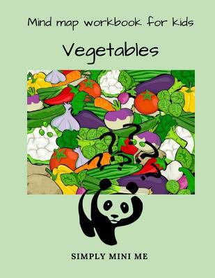 Mind map workbook for kids - Vegetables 1983400386 Book Cover