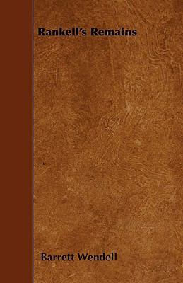 Rankell's Remains 1445571811 Book Cover