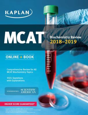 MCAT Biochemistry Review 2018-2019: Online + Book 1506223745 Book Cover