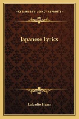 Japanese Lyrics 1162957654 Book Cover