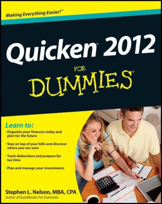 Quicken 2012 For Dummies 1118091213 Book Cover