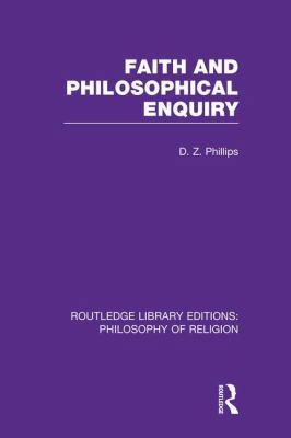 Faith and Philosophical Enquiry 1138969516 Book Cover