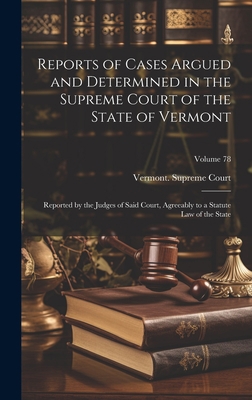 Reports of Cases Argued and Determined in the S... 1020693770 Book Cover