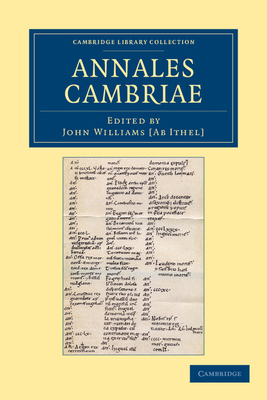 Annales Cambriae 1108043003 Book Cover