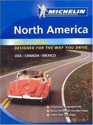 Michelin North America Road Atlas Medium Format 2067106759 Book Cover