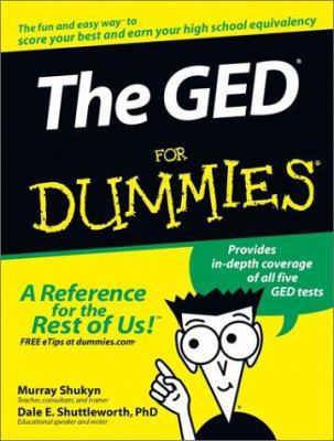 The GED for Dummies 0764554700 Book Cover