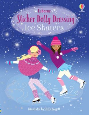Sticker Dolly Dressing Ice Skaters Book Cover