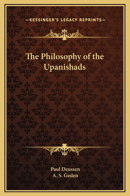 The Philosophy of the Upanishads 1169343791 Book Cover