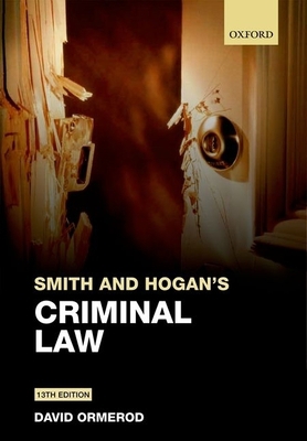 Smith and Hogan's Criminal Law 0199586497 Book Cover