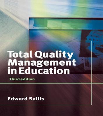 Total Quality Management in Education 1138132012 Book Cover