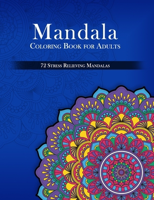 Mandala Coloring Book for Adults, 72 Stress Rel...            Book Cover