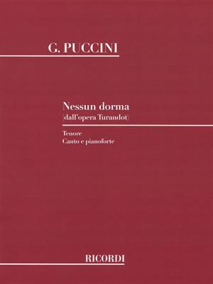 Nessun Dorma (from Turandot): Voice and Piano [Italian] B0029U2VFQ Book Cover