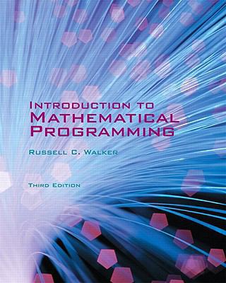 Introduction to Mathematical Programming 0558859143 Book Cover