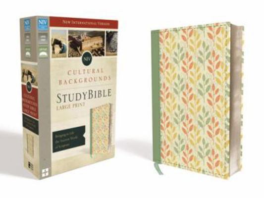 NIV, Cultural Backgrounds Study Bible, Large Pr... [Large Print] 0310447941 Book Cover