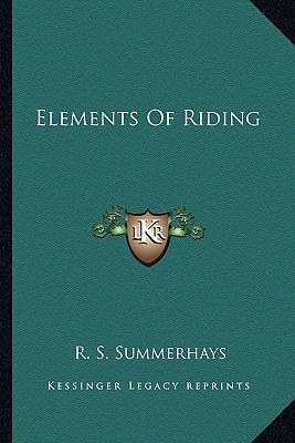 Elements Of Riding 1163181307 Book Cover