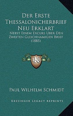 Der Erste Thessalonicherbrief Neu Erklart: Nebs... [German] 116748262X Book Cover