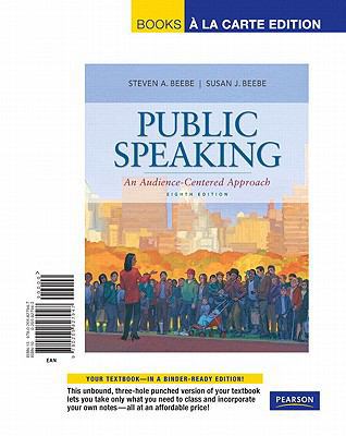 Public Speaking: An Audience-Centered Approach 0205827942 Book Cover