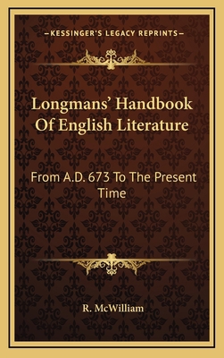 Longmans' Handbook of English Literature: From ... 1163507156 Book Cover