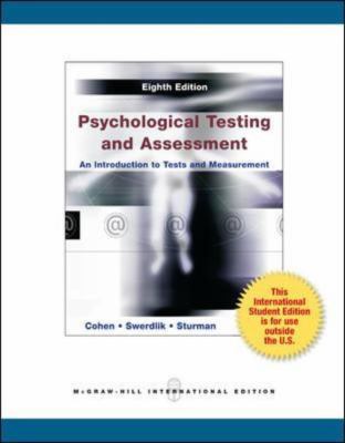 Psychological Testing and Assessment: An Introd... 0071318275 Book Cover