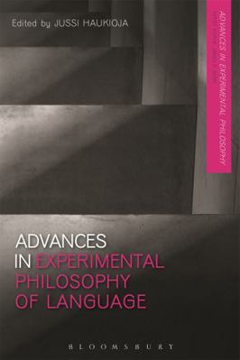 Advances in Experimental Philosophy of Language 1350014419 Book Cover