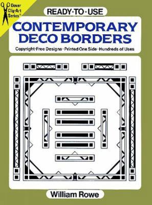 Ready-To-Use Contemporary Deco Borders 0486263193 Book Cover