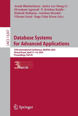 Database Systems for Advanced Applications: 27t... 3031001281 Book Cover
