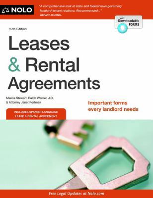 Leases & Rental Agreements 1413319394 Book Cover