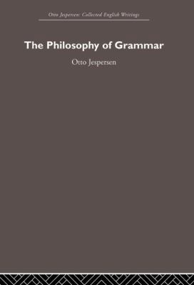 The Philosophy of Grammar 0415611318 Book Cover