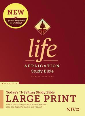 NIV Life Application Study Bible, Third Edition... [Large Print] 149643949X Book Cover