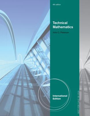 Technical Mathematics 1133277594 Book Cover