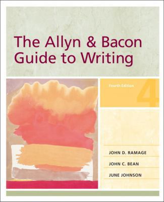 The Allyn & Bacon Guide to Writing, 4th Edition 0321291506 Book Cover