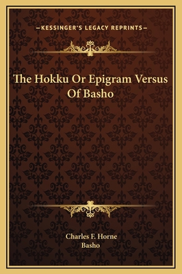 The Hokku Or Epigram Versus Of Basho 1169176208 Book Cover