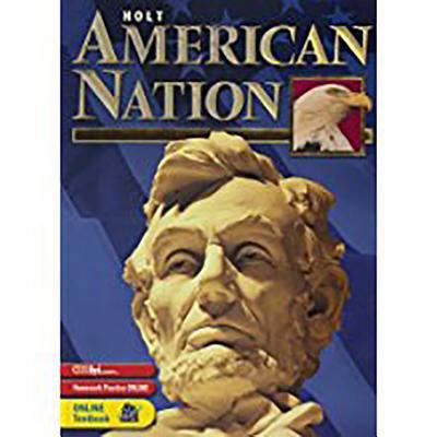 Holt American Nation: Student Edition Grades 9-... 0030646812 Book Cover