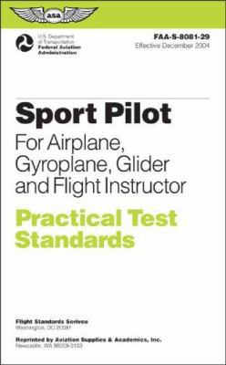 Sport Pilot Practical Test Standards for Airpla... 1560275774 Book Cover