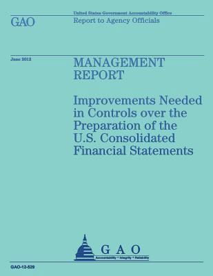 Management Report: Improvements Needed in Contr... 1491298669 Book Cover